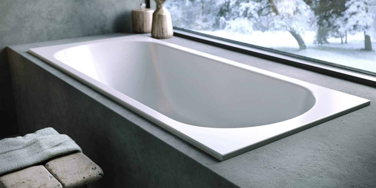 Kolpa San Betty E2 Slim Egyenes kád 180x80 cm