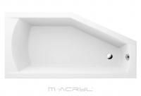 M-Acryl Venus Aszimmetrikus kád 140 x 90 cm