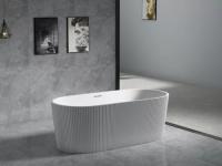 Arezzo Arno Térben álló kád fényes fehér 170×58 cm