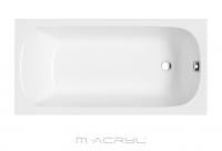 M-Acryl Mira egyenes kád 140x70 cm