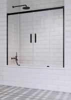 M-Acryl Idea Black PN DWD fekete kádparaván