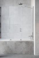 M-Acryl Furo Brushed Nickel PND II szálcsiszolt króm kádparaván